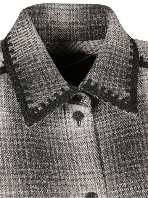 Sleeveless checked shirt dress GOLDEN GOOSE | GWP02356P00215760618